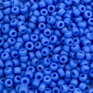 Seed beads 2mm cornflower blue, 10 grams